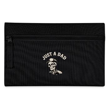 JUST A DAD - Pencil Case - black - Front