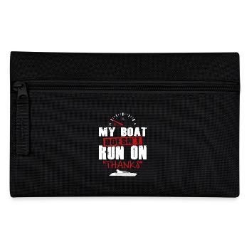 My Boat Doesn't Run On - Pencil Case - black - Front
