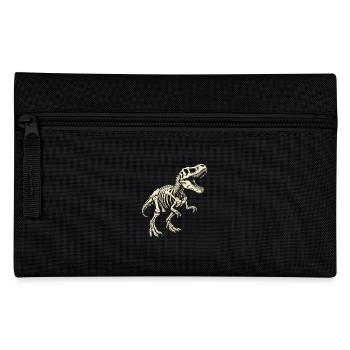 T-Rex Skelett – Dinosaurier Fossil Design - Federtasche - Schwarz - Vorne