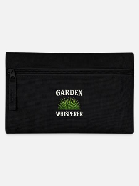 Der Gartenflüsterer – Lustiges Garten Design - Federtasche - Schwarz