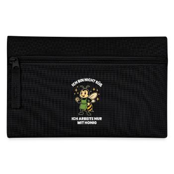 Bee Beekeeper I'm Not Sweet Honey Saying - Pencil Case - black - Front
