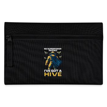 No Superpower Needed I've Got A Hive Beekeeper Bees - Pencil Case - black - Front