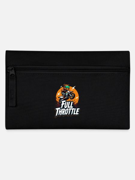 Full Throttle Bär Motocross Motorrad - Federtasche - Schwarz