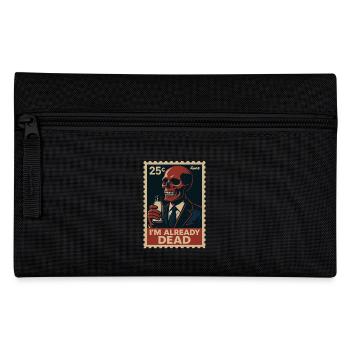 I'm Already Dead – Skeleton with Milk Bottle - Pencil Case - black - Front