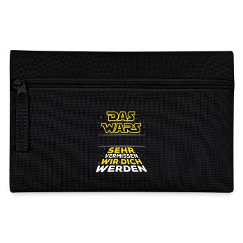 Das Wars - Verabschiedung - Mitarbeiter Name - Federtasche - Schwarz - Vorne