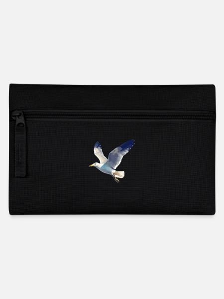 Möwen Möwe - Federtasche - Schwarz