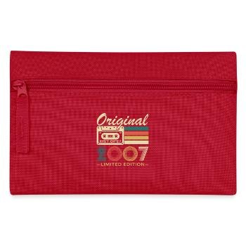 18 Jahre 2007 Vintage Retro Geburtstagsgeschenk - Federtasche - Rot - Vorne