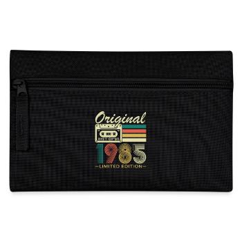 40 Jahre 1985 Vintage Retro Geburtstagsgeschenk - Federtasche - Schwarz - Vorne