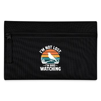 Bird Watching – Funny Nature Lover Design - Federtasche - Schwarz - Vorne
