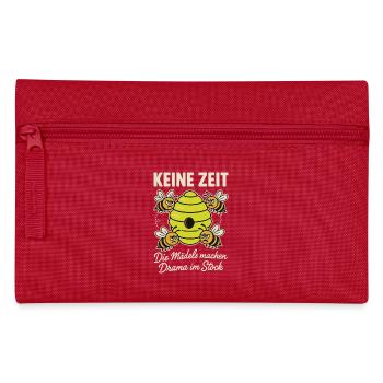 Abeilles, apiculteurs, pas le temps, les filles font du théâtre - Trousse - rouge - Devant