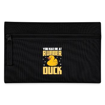 You Had Me At Rubber Duck - Gummientchen Enten - Federtasche - Schwarz - Vorne