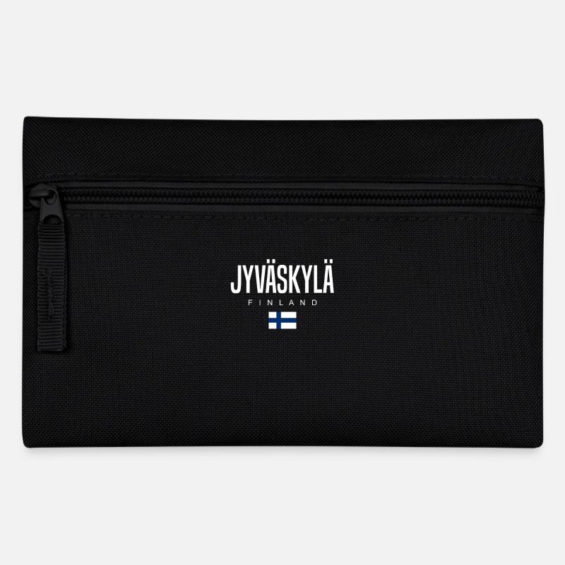 Jyväskylä Finnland - Federtasche - Schwarz