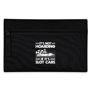 Slotrace It ́s Not Hoarding If It ́s Slot Cars - Pencil Case - black - Front