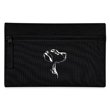 German Shorthair Hunting Dog Hunting Dogs Dog Wilsigns - Pencil Case - black - Front