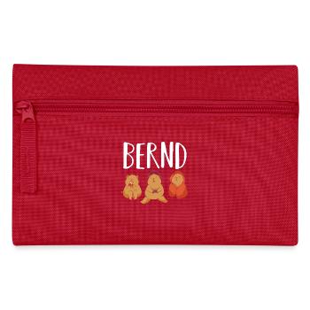 Gamer Zocker Zocken Gaming Bernd - Trousse - rouge - Devant
