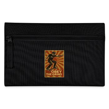 Affiche de skateur rétro – Obey the Grind - Trousse - noir - Devant