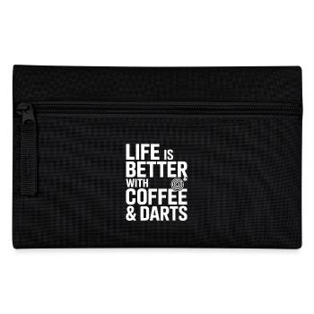 Café et fléchettes Dicton Café - Trousse - noir - Devant