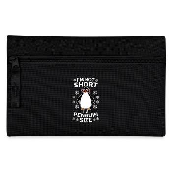 Pinguin Spruch Lustige Pinguine Geschenk - Federtasche - Schwarz - Vorne