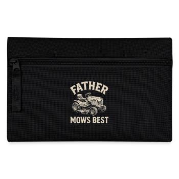 Vater mäht am besten - Federtasche - Schwarz - Vorne
