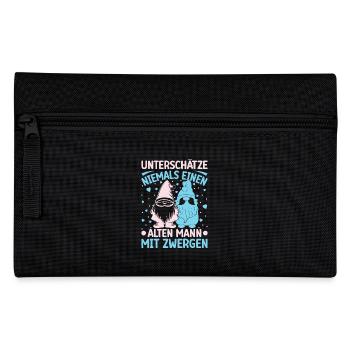 Le nain de jardin ne sous-estime jamais un vieil homme - Trousse - noir - Devant