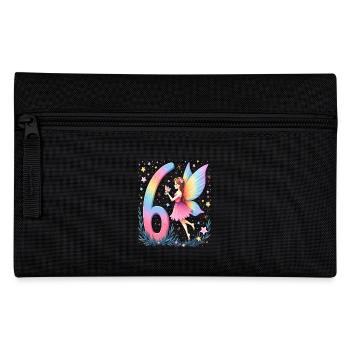Douce Fée 6ème Anniversaire pour les filles - Trousse - noir - Devant