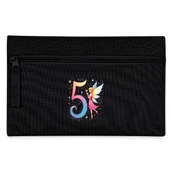 Douce Fée 5ème Anniversaire pour les filles - Trousse - noir - Devant