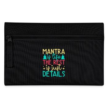 Yoga Mantra Is Life Rest Just Details Funny Yoga - Trousse - noir - Devant