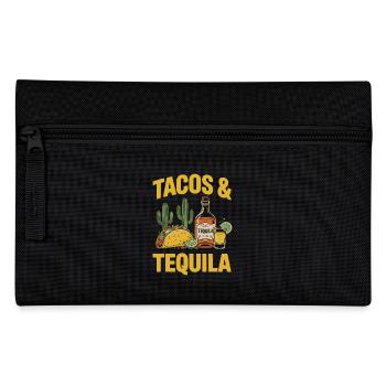 Tacos & Tequila – Fiesta Design for Mexico Fans - Pencil Case - black - Front