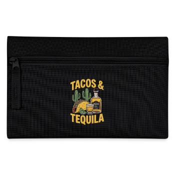 Tacos & Tequila – Fiesta Design for Mexico Fans - Pencil Case - black - Front