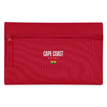 Cape Coast Ghana - Federtasche - Rot - Vorne