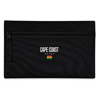 Cape Coast Ghana - Federtasche - Schwarz - Vorne
