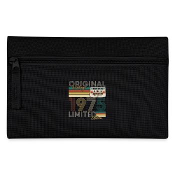50 Jahre 1975 Vintage Retro Geburtstagsgeschenk - Federtasche - Schwarz - Vorne