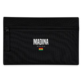 Madina Ghana - Federtasche - Schwarz - Vorne