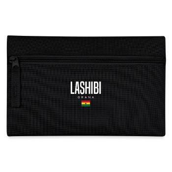 Lashibi Ghana - Federtasche - Schwarz - Vorne