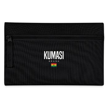 Kumasi Ghana - Federtasche - Schwarz - Vorne