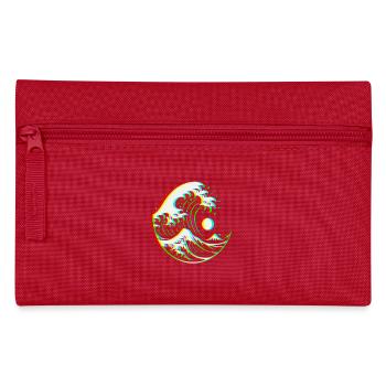 RGB die Kanagawa-Welle - Federtasche - Rot - Vorne