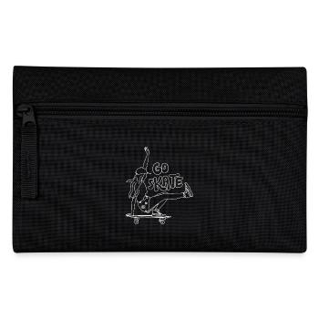 Go Skate Girl – Surfskate Design pour Femme (Blanc) - Trousse - noir - Devant