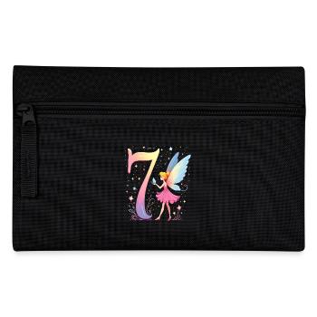 Douce Fée 7ème Anniversaire pour les filles - Trousse - noir - Devant