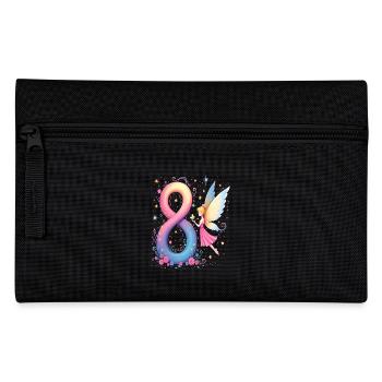Douce Fée 8ème Anniversaire pour les filles - Trousse - noir - Devant