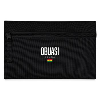 Obuasi Ghana - Federtasche - Schwarz - Vorne