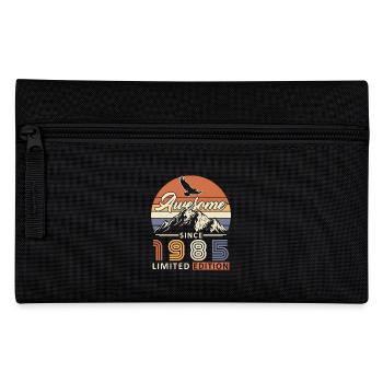 40 Jahre 1985 Vintage Retro Geburtstagsgeschenk - Federtasche - Schwarz - Vorne