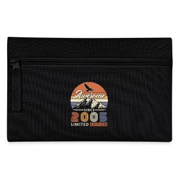 20 Jahre 2005 Vintage Retro Geburtstagsgeschenk - Federtasche - Schwarz - Vorne