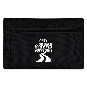 Only Look Back To See How Far You've Come - Pencil Case - black - Front