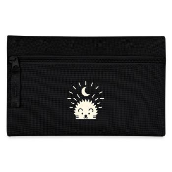 Hérisson au clair de lune - Trousse - noir - Devant