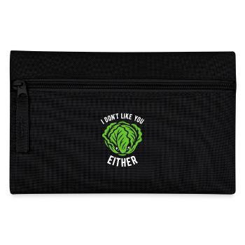 Salad - I don't like you either - Vegan - Pencil Case - black - Front