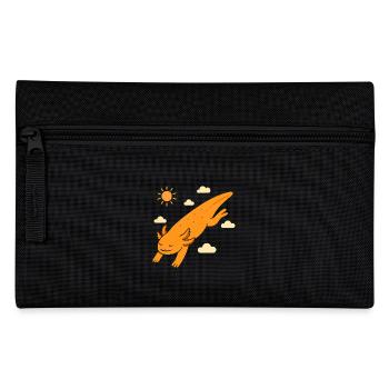 Shooting star axolotl - Pencil Case - black - Front