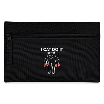 Ich Katze mach es - Federtasche - Schwarz - Vorne