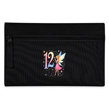 Süße Fee 12. Geburtstag für Mädchen - Federtasche - Schwarz - Vorne