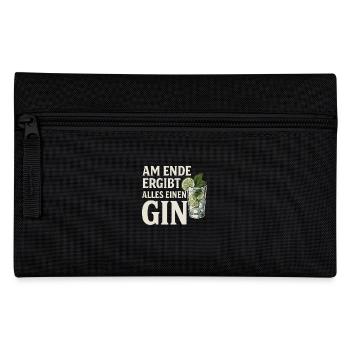 In the end, everything makes a gin - Pencil Case - black - Front