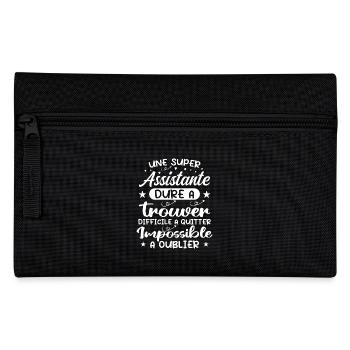 Ein Super Assistant - Assistent Geschenk - Federtasche - Schwarz - Vorne